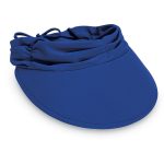 Wallaroo Hat Aqua Visor Royal Blue