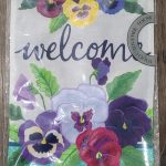 Garden Flag Pansy Garden