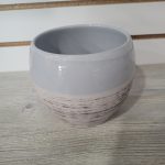 Pot Alberta Shiny Wood Gray 5.9″