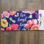Switch Mat Live Laugh Love Flowers & Dragonfly