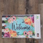 Mailbox Cover Stripes and Flowers