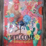 Garden Flag Rooster Cha Cha