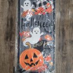 Long Flag Happy Halloween Ghost Pumpkin