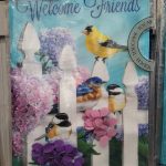 Garden Flag Hydrangea Gathering