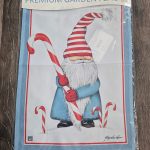 Garden Flag Studio M Candy Cane Gnome