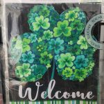 Garden Flag Shamrock Flowers