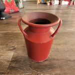 Planter Red Chalkboard Milk Jug SM