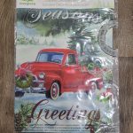 Garden Flag Christmas Farm Pickup