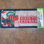 Switch Mat North Pole Express Burlap