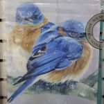 Garden Flag Bluebird Couple