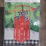 Garden Flag Let it Snow Sled