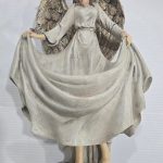Bird Feeder Angel Statue 14.25″