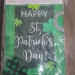 Garden Flag St Patricks Shamrocks