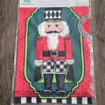 Garden Flag Patterned Nutcracker
