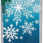 Long Flag Winter Wishes Snowflake Textile Decor
