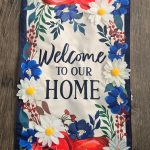Long Flag Patriotic Welcome To Our Home