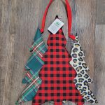 Door Decor Mixed Print Christmas Trees