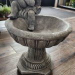 Sitting Angel Birdbath